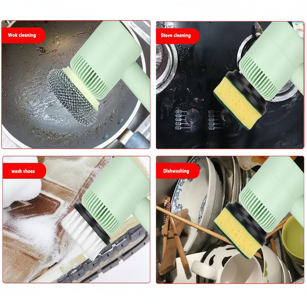 Multifunctional Electric Cleaning Brush